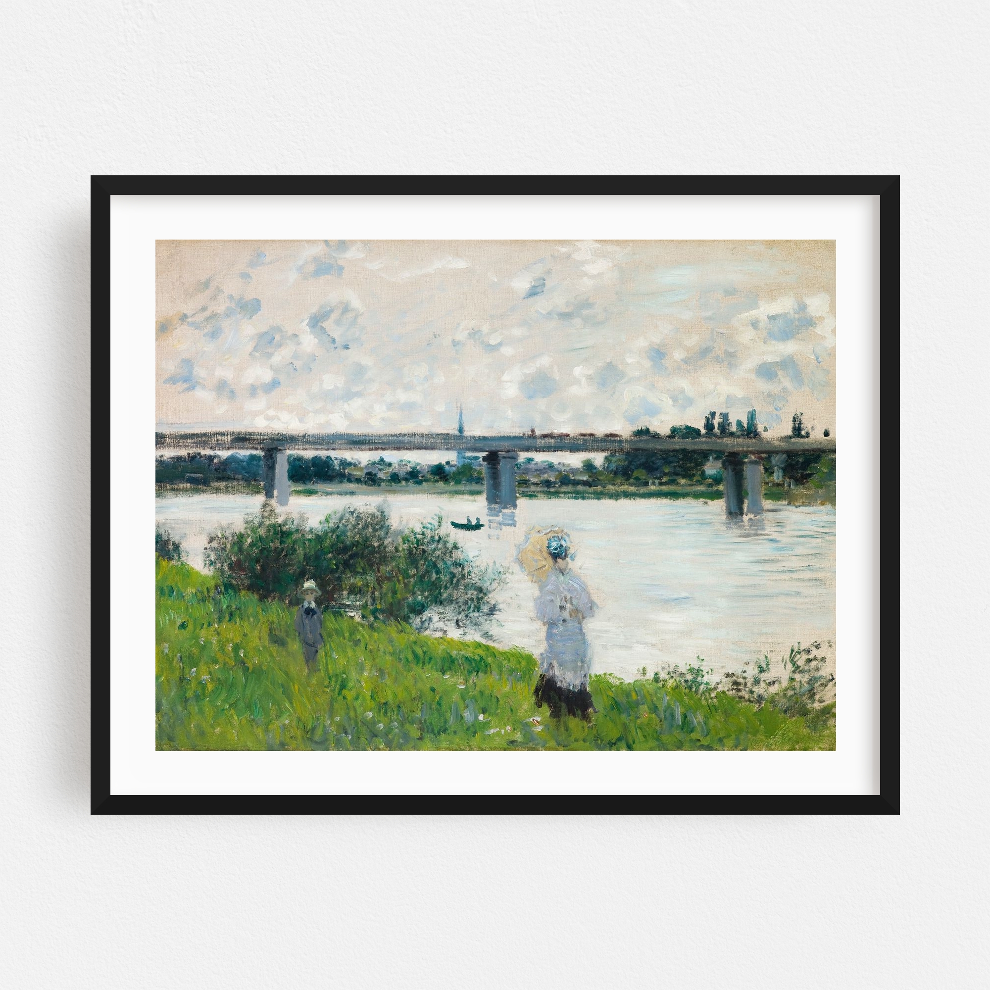 "The Promenade with the Railroad B..." Framed Wall Art Print and other Wholesale promenade for your store trending on Faire.