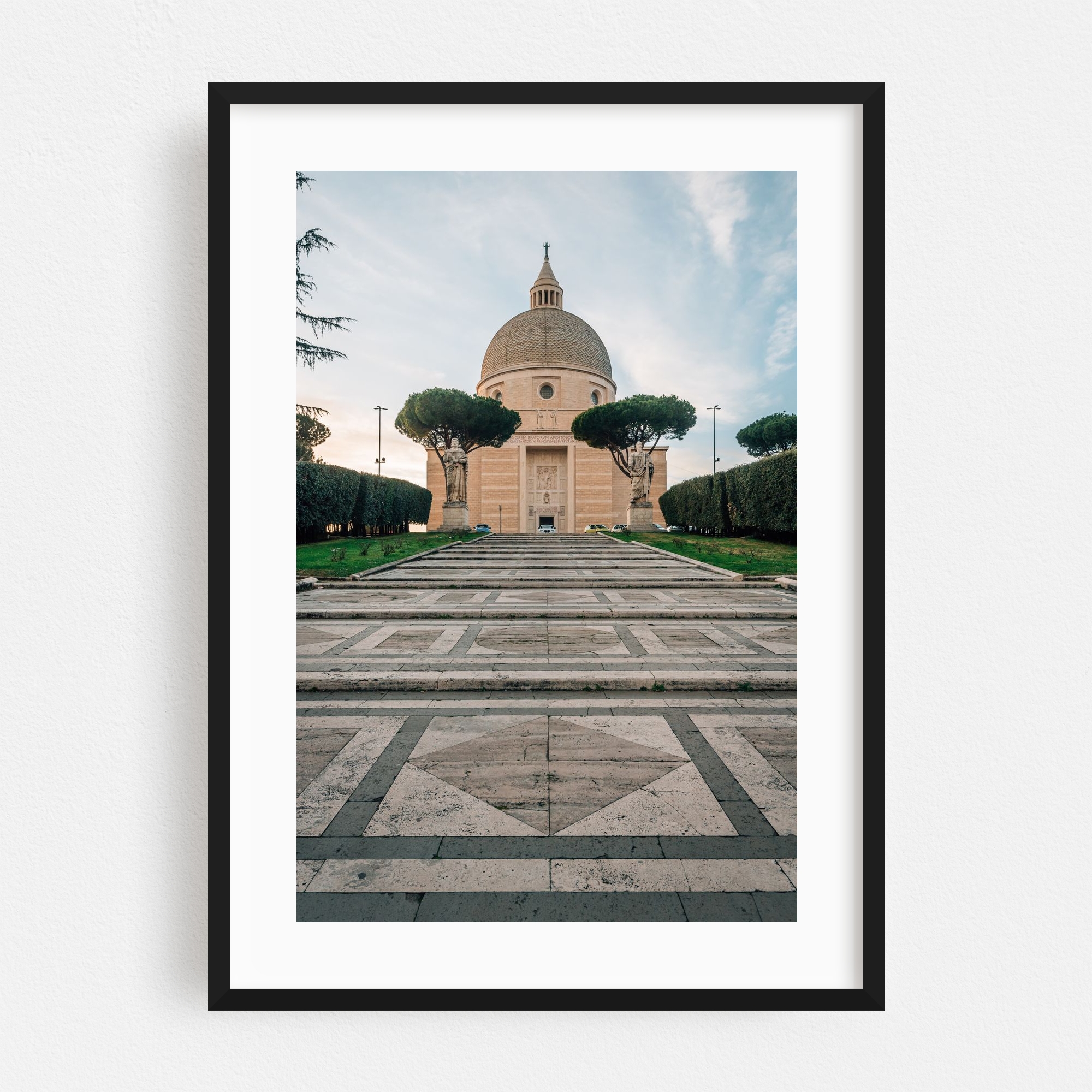 "Basilica dei Santi Pietro e Paolo" Framed Wall Art Print and other Wholesale basilica for your store trending on Faire.